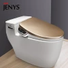JENYS golden plastic IPX4 waterproof  battery operated smart bidet toilet seat cover