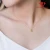 Import jewelry necklace chain 14k solid gold jewelry heart pendant necklace  HTJ brand Viet Nam jewelry manufacturer DCMAMD 194 from South Korea