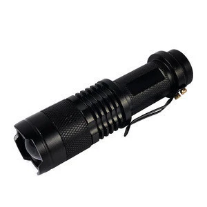 Jialitte Manufacturer hunting AA 14500 Powered CREES high power mini SK68 Zoom Torch Led Flashlight