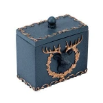 JQ resin storage box home fashion desktop holder for swabs and Qtips