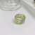Import JUHU Acrylic Resin Halo Dye Open Ring Ring Middle Index Finger Cold Wind Ring from China