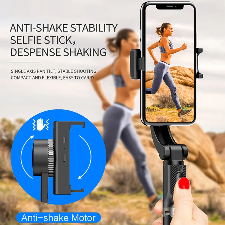 KAKU Gimbal Stabilizer wireless remote control tripod professional phone anti-shake Selfie Stick take video Handheld stabilizers
