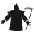 Import Kids Scary Glow In The Dark Phantom Grim Reaper Cosplay Robe Halloween Theme Party Costumes With Scythe from China