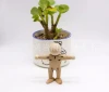 Kindergarten DIY hand-painted white embryo small wooden figure wooden figure cartoon large and small decoration can be graffiti