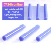 Kinds of colors  fashion trend color in 2022  milkyblue borosilicate glass rod with diameter 2mm 3mm 4mm 5mm 7mm 8mm