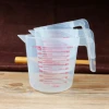 Kitchen baking tools and 250/500/1000ml high quality plastic measuring cup with scale