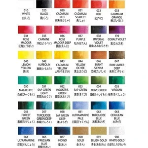 Kuretake Zig Gansai Tanbi 36 Colors paint colors set pigment made in Japan art set