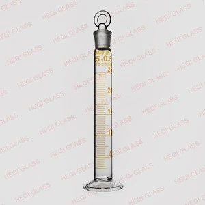 Lab Glassware Measuring Cylinder With Stopper