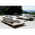 Import Large outdoor furniture U-shape teak patio sectional solid wood garden lounge sofa set from China
