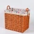 Import Large rectangular wicker laundry storage basket/home clothes store storage wicker basket from China