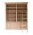 Import Large Storage Space Solid Oak Wood Bookcase With Ladder from China