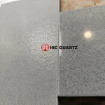 Leathered Finish Countertops Grey Color artificial stone marble slabs cuarzo quartz Synthetic Stone