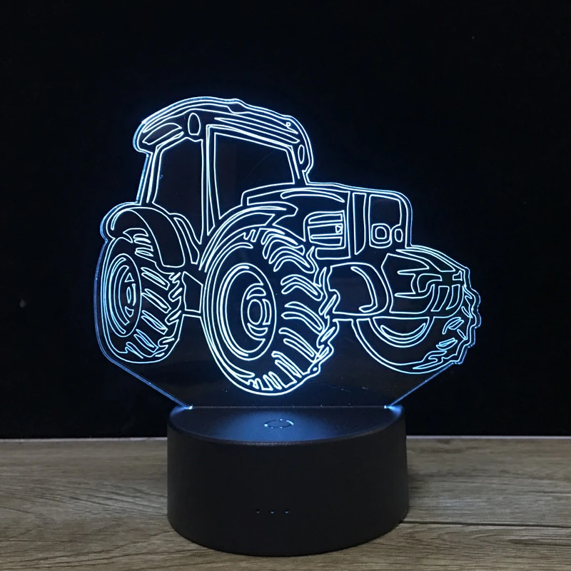 LED colorful 3D Lights Childrens nightlight Visual Led Night Lights Illusion Mood Lamp Lamparas 3D