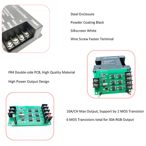 Buy Led Dimming Controller Rf Remote Control Dimmer 6key Constant ...