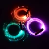 Led Fiber Optic Whip Light with End Glow Fiber Flashing Effect Dance Using