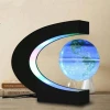 LED magnetic floating levitating rotating globe world globe for business creative gifts and education geography