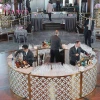 led steel frame used bar nightclub furniture for wedding party counter