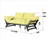 leisure thick base comfortable soft sofa bed living room lounge detachable sofa home furniture B368