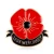 Import Lest We Forget Poppy Brooch Pin Flower Broach Memorial Day Remembrance Day from China