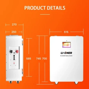 LI-ENER OEM lithium Batteries for Solar System 10Kwh 11Kwh 15Kwh 48v 230ah battery Solar Power System Super Capacitor Battery