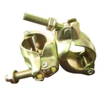 Light weight scaffolding swivel clamp