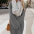 Import Long Sweater Winter Dress Women Round Neck Loose Cashmere Dress from China