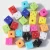 Import Lot of 7MM Plastic Acrylic Square Dice Beads with Number Dots for Jewelry Making from China