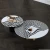 Import Luxury Home Coffee Shop Furniture Zebra Stripes Steel Coffee Table Designs Multifunction from China
