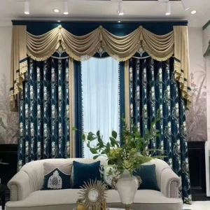 Luxury Home & Hotel Customized Design Electric Blinds Elegant Customized Curtains