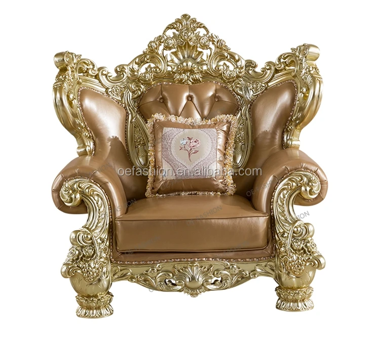 Luxury living room gold home furniture sofa set,oefashion2018
