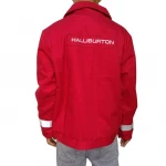 Made In China OEM Service Woven Cotton Duck Canvas Red Color Men Custom Reflective Safety Jackets