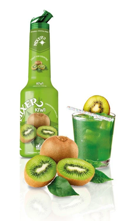 Made in Italy  in a professional speed bottle - Kiwi concentrated fruit puree for cocktails