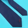 100% Made In Italy Silk Tie Little Pois Bluette And White Elegant Man Accessories Ready To Wear For Business Lunch