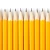 Import Made In Vietnam  12 ct 190 x 7.0mm ,2.0mm HB Lead soft poplar Pencils with Eraser Yellow Wooden pencil from Taiwan