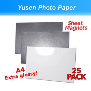Magnetic inkjet Glossy Photo Paper, 640gsm,  fridge magnet photo paper A4
