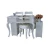 Import manicure table and chair nail salon furniture, pedicure chairs, modern nail salon furniture from China
