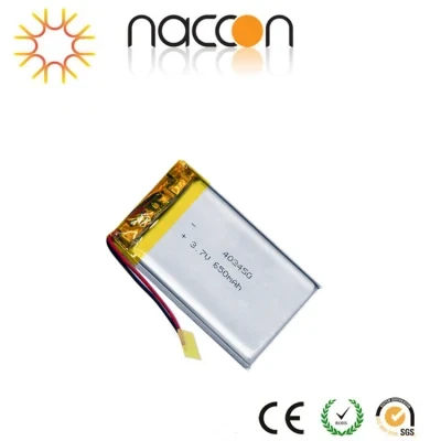 Manufacturer OEM Rechargeable Lithium Polymer Battery 403450 3.7V 650mAh Battery for Electronic Application