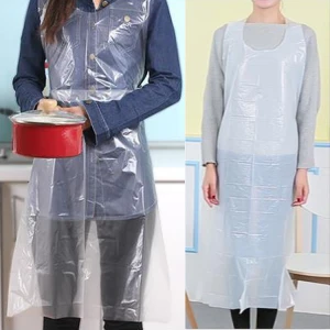 Manufacturer Supply Waterproof Food Without Sleeves Pe Apron