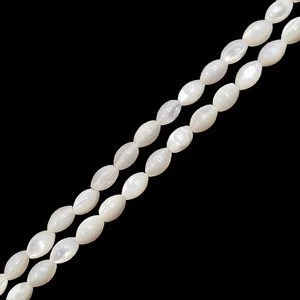 manufacturers shell beads 3x5mm wholesale factory price rice beads seashell beads bulk