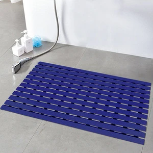 Material PVC &amp;rubber Anti slip bath spa shower mat for bathroom