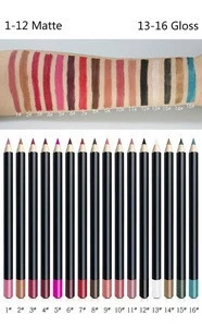 Matte Lip Pencil Brown Nude Makeup Private Label Lip Liner Pencil