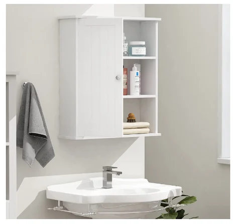 Buy Mdf Wood Recessed Medicine Cabinet, Wall In Shelf Insert White Wood ...