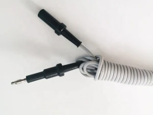 Medical bipolar and monopolar laparoscopic instrument cable