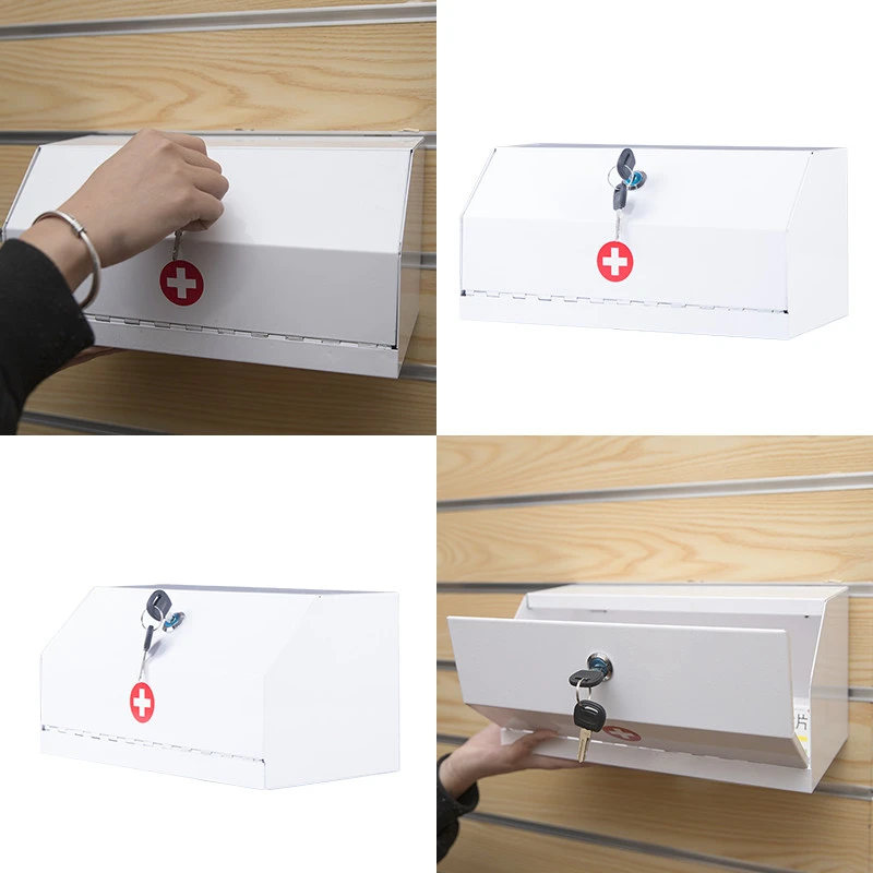medical disinfection cabinet metal first aid kit medicine box metal wall mounted medical storage box