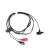 Import Medical physical therapy tens electrode wire,medical cable with 2 snaps from China