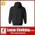 Import Mens plain black pullover hoodies custom hooded sweatshirt from China