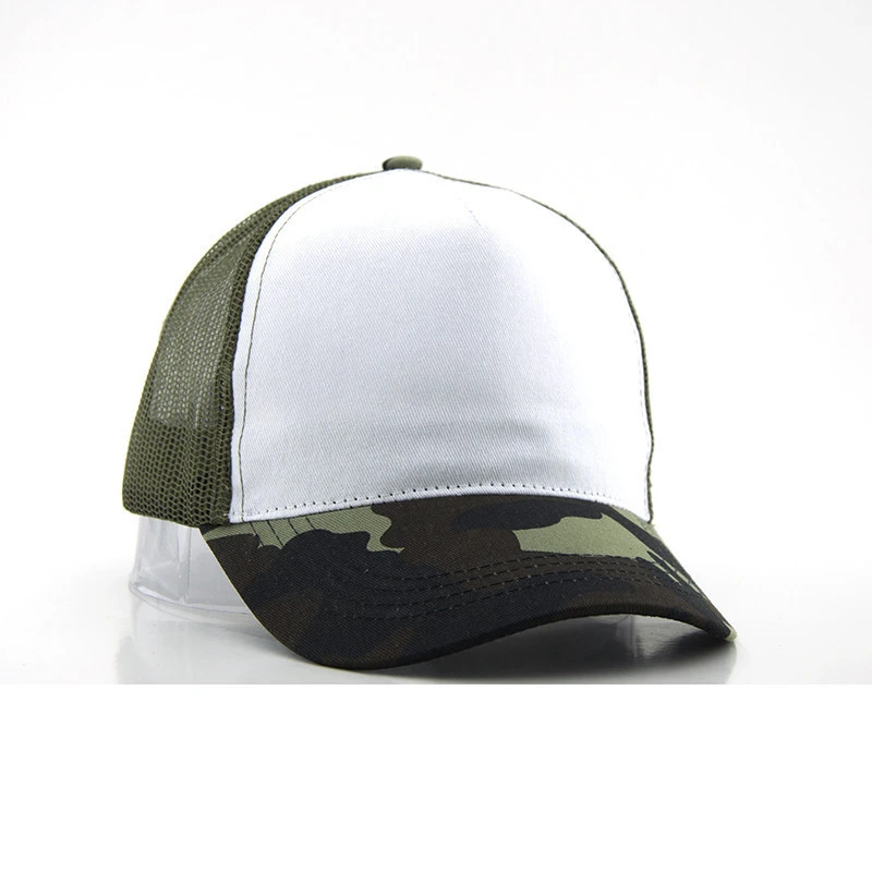 Men&#x27;s Breathable Net Camouflage Sports Cap Military Baseball Caps Mesh Caps