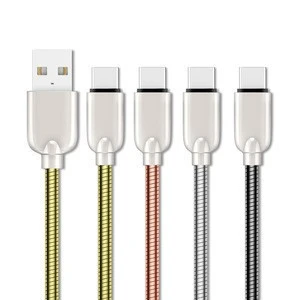 Metal Braided USB Data Charging Cable With ZNIC Case Type C