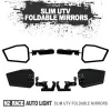 Metal multifunctional UTV/ATV side mirror, easy to install, suitable For a variety of supports, For polaris/can-am/yamaha/arctic