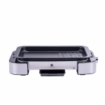 Milpick 220V electric bbq grill smokeless electric griddle indoor bbq electric grill